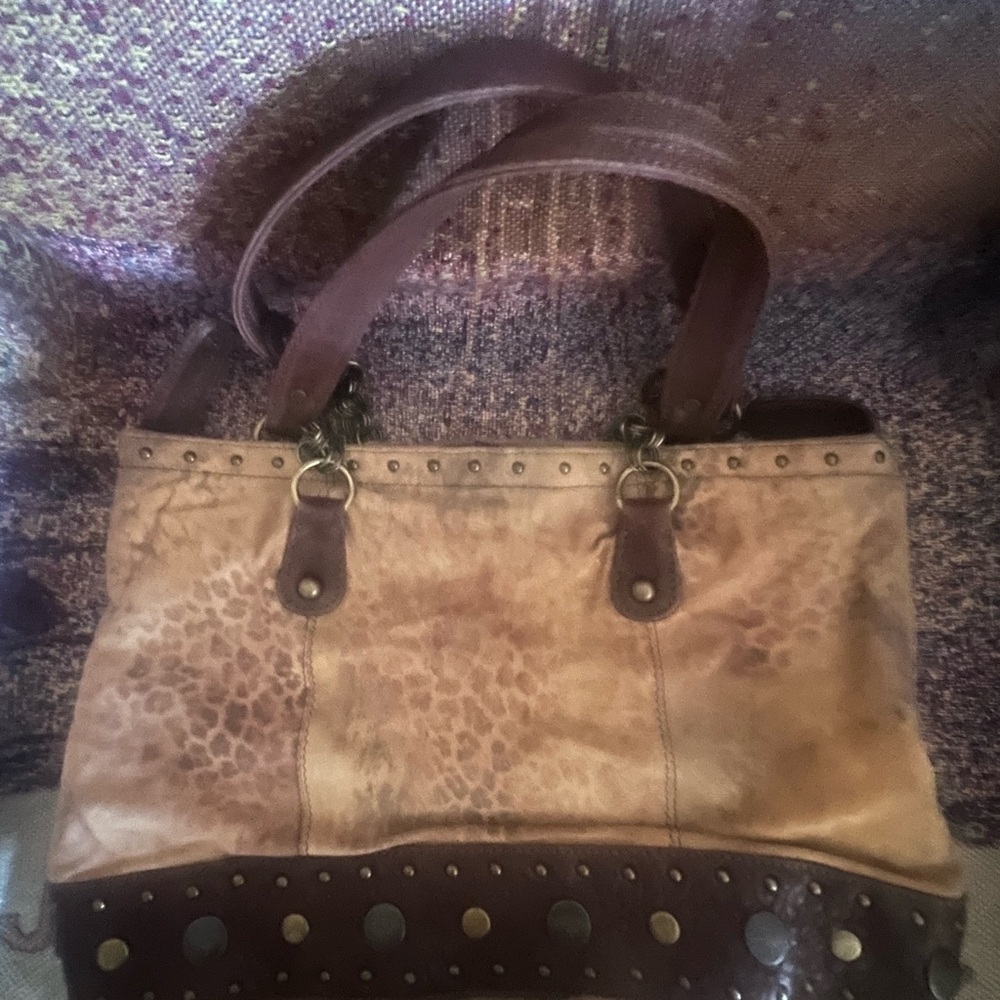 Old Gringo Brown and Tan Leather Shoulder Bag